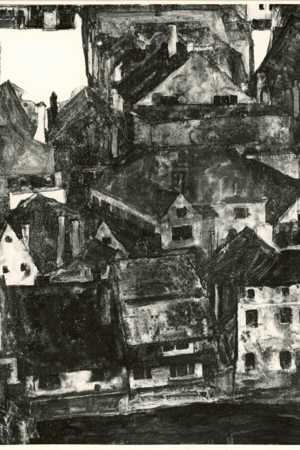 Egon Schiele, Staré město, NGP; foto: Vladimír Fyman